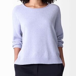 Eileen Fisher Linen Sweater Lavender Size Petite Small